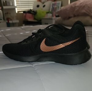 Nike Women's Black and Copper Sneakers